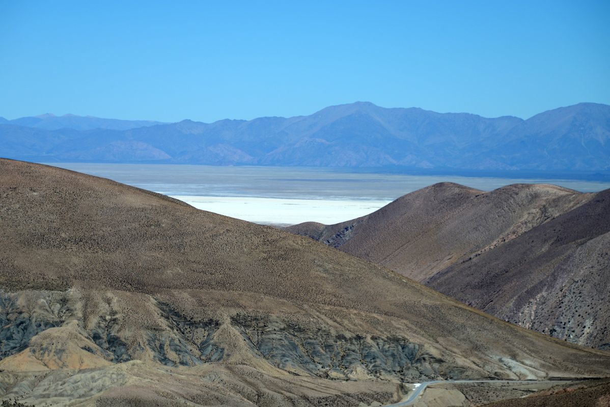 17 Salinas Grandes Is Briefly Visible From Highway 52 As it Descends From The High Point